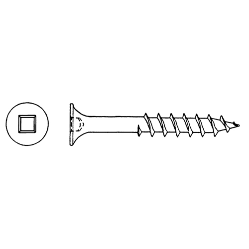 Vis de pont, #8 x 2-1/2" lo, Vert Nia-Chem Ltd.