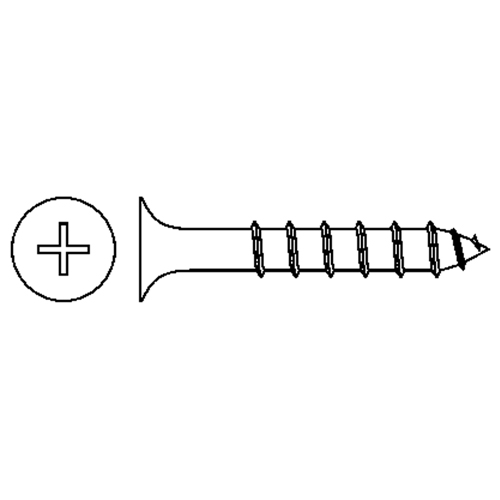 Drywall Screws, #6 x 1-1/4" L, Black Oxide Nia-Chem Ltd.