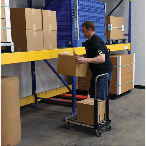 Chariot &agrave; plateforme repliable, Acier inoxydable, 300 lb, 28" lo x 16" la, Hauteur 33-1/2" Nia-Chem Ltd.