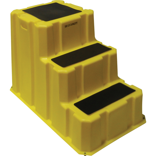 Nestable Industrial Step Stools, 3 Steps, 42" x 25-3/4" x 29" High Nia-Chem Ltd.