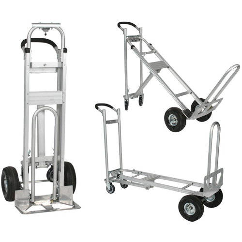 Three-Position Spartan III Convertible Hand Truck, Aluminum, 750 lbs. Capacity Nia-Chem Ltd.