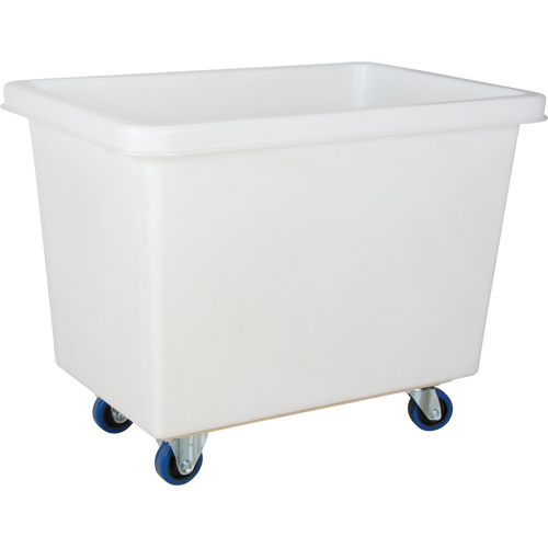 Chariot-caisse en &agrave; parois effil&eacute;es, Poly&eacute;thyl&egrave;ne blanc, 39" lo x 27" la x 31" h, Volume 12 pi³, Capacit&eacute; 600 lb Nia-Chem Ltd.
