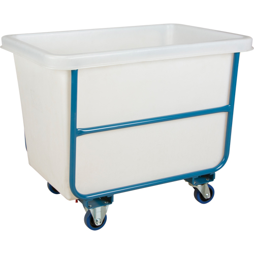 Tapered Wall Box Truck, White Polyethylene, 33" L x 20" W x 29" H, 7 cu. ft. Volume, 1000 lbs. Capacity Nia-Chem Ltd.