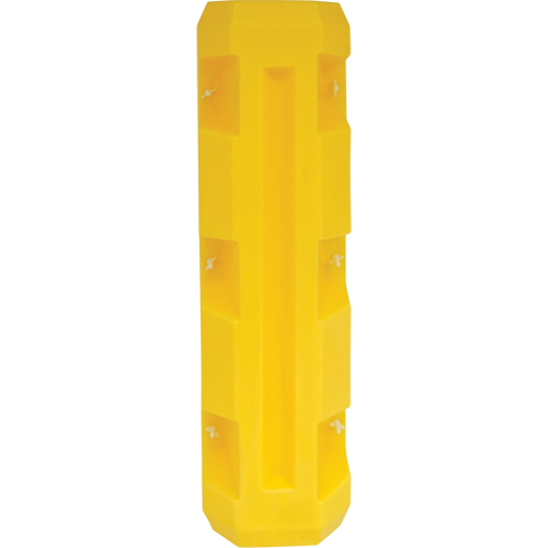 Protecteur de colonne &eacute;troite, Ouverture int&eacute;rieure 4" x 4", 12" lo x 12" la x 42" h, Jaune Nia-Chem Ltd.