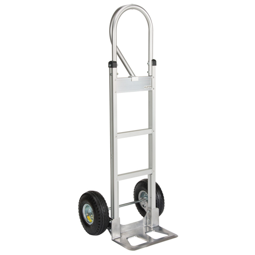 Knocked Down Hand Truck, P-Handle Handle, Aluminum, 52-1/8" Height, 500 lbs. Capacity Nia-Chem Ltd.