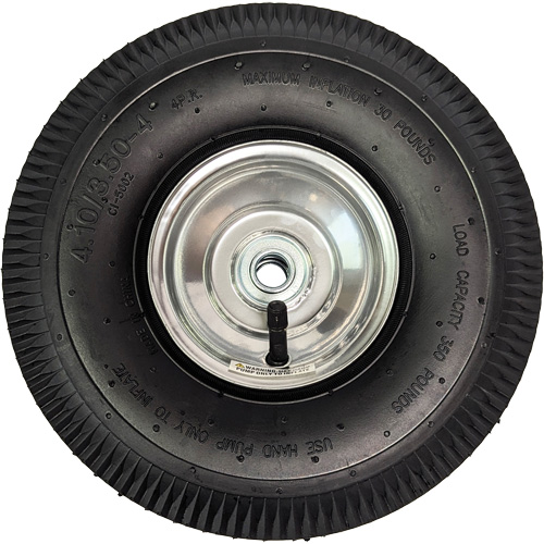 Replacement Pneumatic Tire for Hand Truck, 10" (254 mm), 350 lbs. Capacity Nia-Chem Ltd.