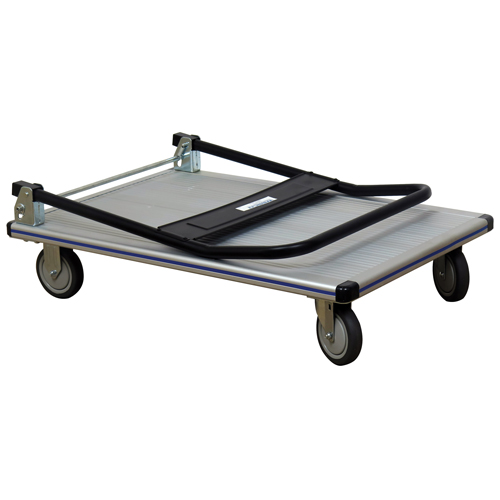 Folding Handle Platform Truck, Aluminum, 550 lbs., 35-1/2" L x 24" W, 35-1/2" High Nia-Chem Ltd.