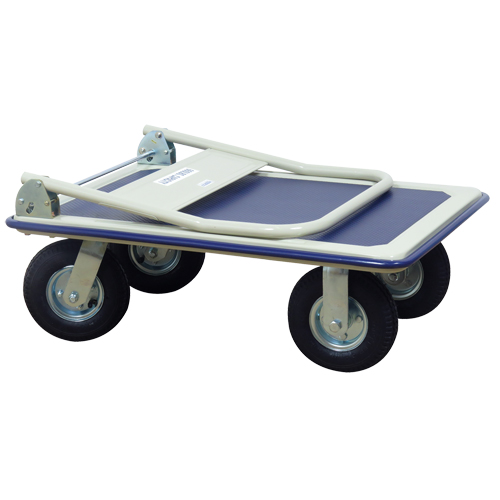 Folding Handle Platform Truck, Steel, 660 lbs., 35" L x 23" W, 43.5" High Nia-Chem Ltd.