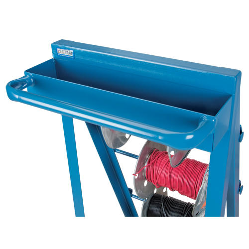 Chariot portatif pour mat&eacute;riaux bobin&eacute;s, Acier, 4 Montants, 24-1/2" la x 49" h x 23" p, Capacit&eacute; de 400 lb Nia-Chem Ltd.