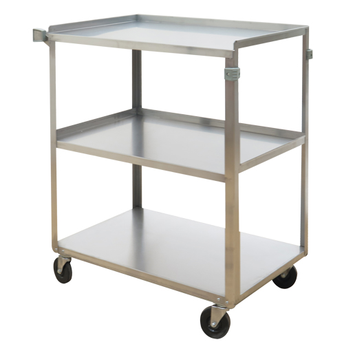 Chariots &agrave; tablette, 3 Tiers, 17-5/8" la x 33" h x 27-1/8" p, Capacit&eacute; 300 lb Nia-Chem Ltd.