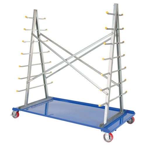 A-Frame Bar & Pipe Cart, Steel, 36-3/4" W x 73-3/4" D x 72-1/2" H, 2000 lbs. Capacity Nia-Chem Ltd.