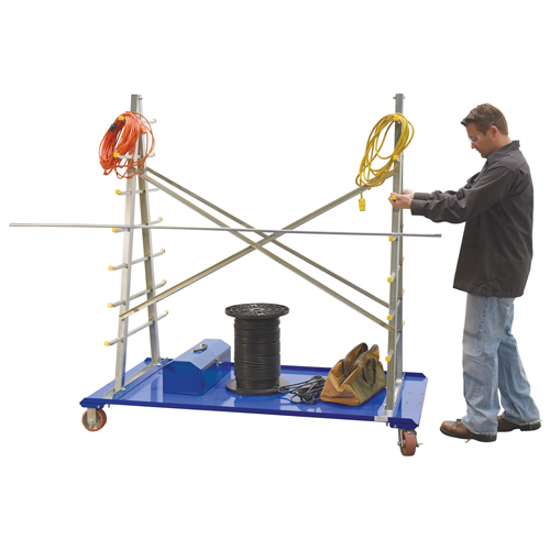 A-Frame Bar & Pipe Cart, Steel, 36-3/4" W x 73-3/4" D x 72-1/2" H, 2000 lbs. Capacity Nia-Chem Ltd.