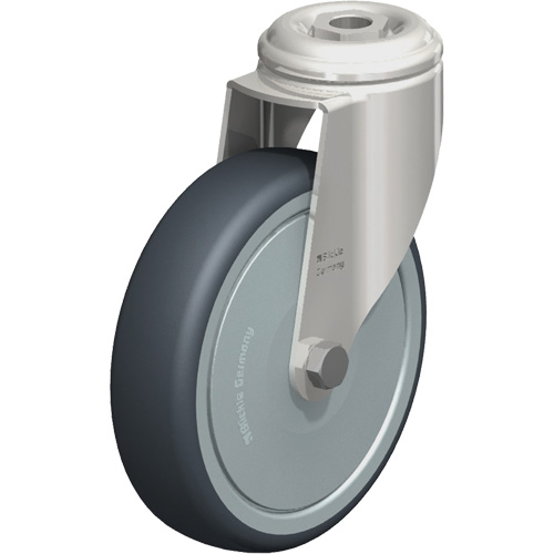 Stainless Steel Thermoplastic Elastomer Caster, Swivel, 5" (127 mm) Dia., 265 lbs. (120 kg.) Capacity Nia-Chem Ltd.