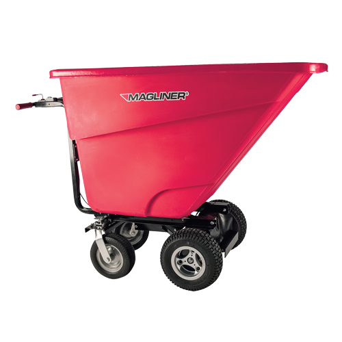 Motorized Tilt Truck, 13,5 pi³ Capacity, 45" H x 27" W x 68" D Nia-Chem Ltd.