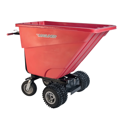 Chariot &agrave; bascule motoris&eacute;, Capacit&eacute; 13.5 cu.ft., 45" h x 33-1/2" la x 68" p Nia-Chem Ltd.