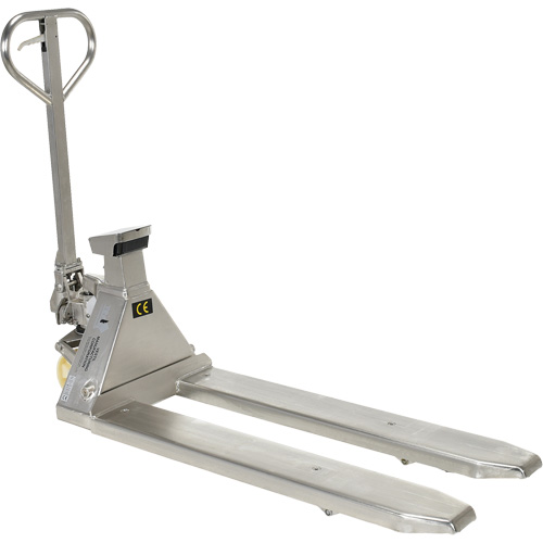 Scale Pallet Truck, 45.69" L x 21.875" W, 5000 lbs. Cap. Nia-Chem Ltd.
