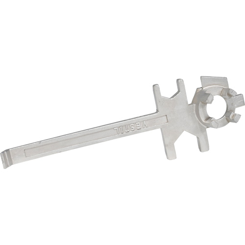 Cl&eacute; pour baril, Ouverture de 3/4"/2", Poign&eacute;e 9-1/2", Acier inoxydable Nia-Chem Ltd.