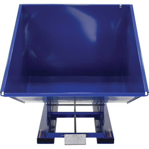 Self-Dumping Hopper, Steel, 2 cu.yd., Blue Nia-Chem Ltd.