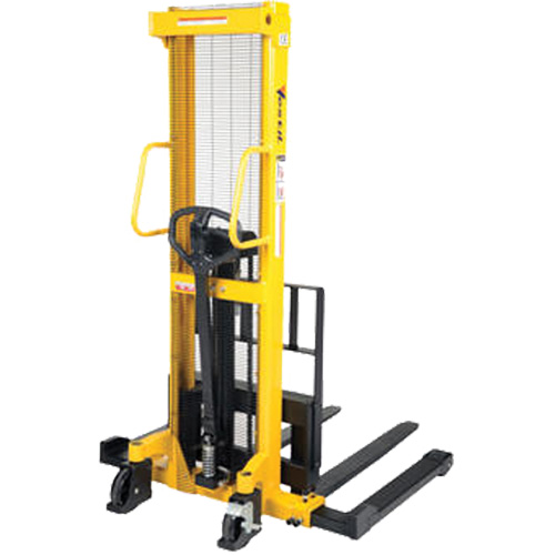 Manual Hydraulic Stacker, Hand Pump Operated, 2000 lbs. Capacity, 35" Max Lift Nia-Chem Ltd.