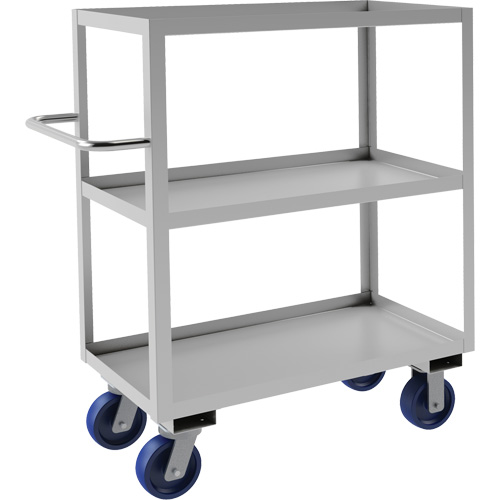 Chariot avec tablettes de calibre industriel, 3 Tiers, 18-1/8" la x 47" h x 42" p, Capacit&eacute; 1200 lb Nia-Chem Ltd.