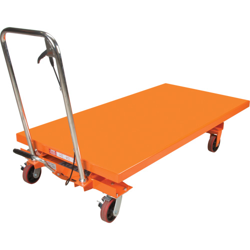 Table &eacute;l&eacute;vatrice &agrave; ciseaux hydraulique, 63" lo x 31-1/2" la, Acier, Capacit&eacute; 1100 lb Nia-Chem Ltd.