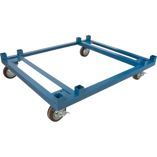 Dolly for Stacking Container, 48.5" W x 40-1/2" D x 10" H, 3000 lbs. Capacity Nia-Chem Ltd.