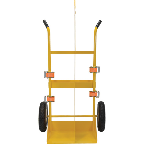 Welding Cylinder Torch Cart, Foam-Filled Wheels, 23-13/16" W x 22-13/16" L Base, 500 lbs. Nia-Chem Ltd.