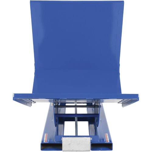 Open Sided Hopper, Steel, 1 cu.yd., Blue Nia-Chem Ltd.