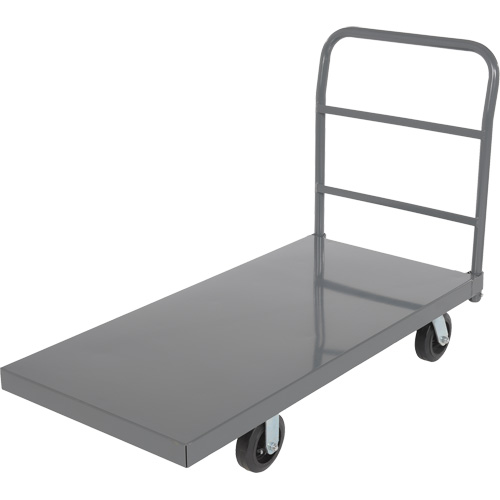 Chariot &agrave; plateforme, 48" lo x 24" la x Capacit&eacute; 2000 lb, Roues en Caoutchouc Nia-Chem Ltd.