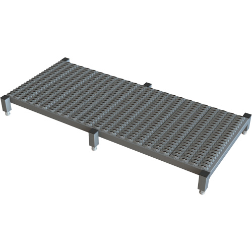 Plateforme de travail en une &eacute;tape &agrave; hauteur r&eacute;glable, 24" la x 59" pr, Capacit&eacute; de 800 lb, Enti&egrave;rement soud&eacute; Nia-Chem Ltd.
