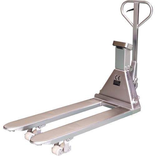 Eco Weigh-Scale Pallet Truck, 48" L x 27" W, 4400 lbs. Cap. Nia-Chem Ltd.