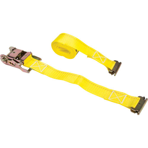 Ratchet Strap, E-Track System, 2" W x 12' L, 1333 lbs. (605 kg) Working Load Limit Nia-Chem Ltd.