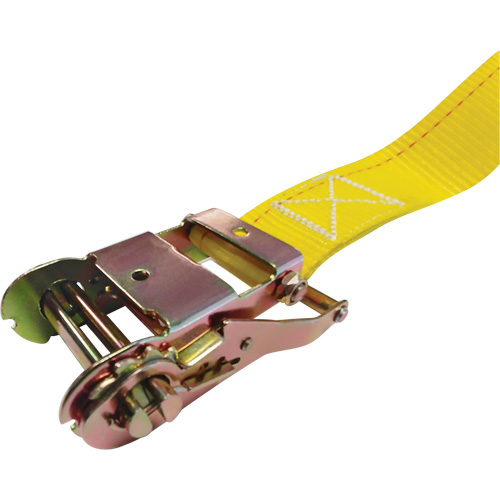 Ratchet Strap, E-Track System, 2" W x 12' L, 1333 lbs. (605 kg) Working Load Limit Nia-Chem Ltd.