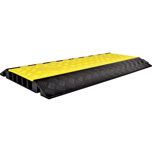 Powerhouse Heavy-Duty Straight Cable Protector, 5 Channels, 36" L x 19.75" W x 2.25" H Nia-Chem Ltd.