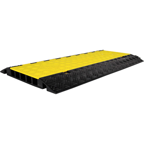 Powerhouse Medium-Duty Straight Cable Protector, 5 Channels, 36" L x 19.63" W x 2.25" H Nia-Chem Ltd.
