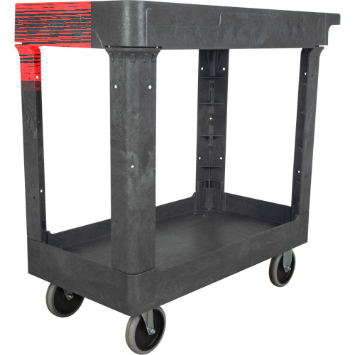 Chariot utilitaire pour l'entretien, 2 tiers, 16-1/2" x 32-1/2" x 34-1/2", Capacit&eacute; 550 lb Nia-Chem Ltd.