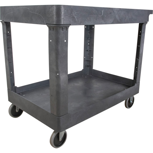 Utility Service Cart, 2 Tiers, 24-5/8" x 32-1/2" x 40", 550 lbs. Capacity Nia-Chem Ltd.