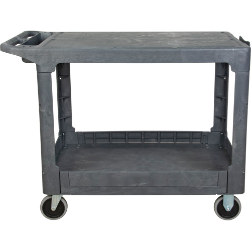 Chariot utilitaire pour l'entretien avec tablette plate, 2 tiers, 25-1/4" x 32-1/4" x 44", Capacit&eacute; 550 lb Nia-Chem Ltd.