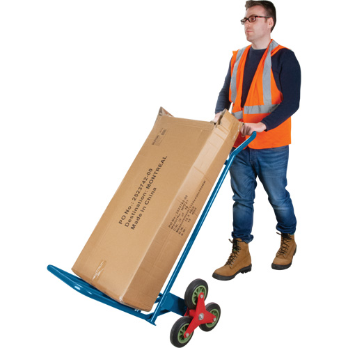 Stair Climbing Hand Truck, Steel Frame, 23-3/4" W x 45-5/8" H, 300 lbs. Capacity Nia-Chem Ltd.