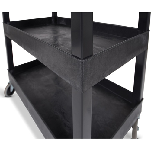 Tub Cart, 3 Tiers, 35-1/4" x 36-1/4" x 18", 300 lbs. Capacity Nia-Chem Ltd.