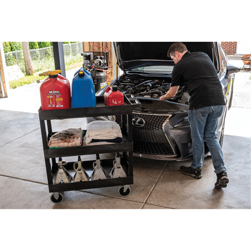 Tub Cart, 3 Tiers, 35-1/4" x 37-1/4" x 18", 375 lbs. Capacity Nia-Chem Ltd.