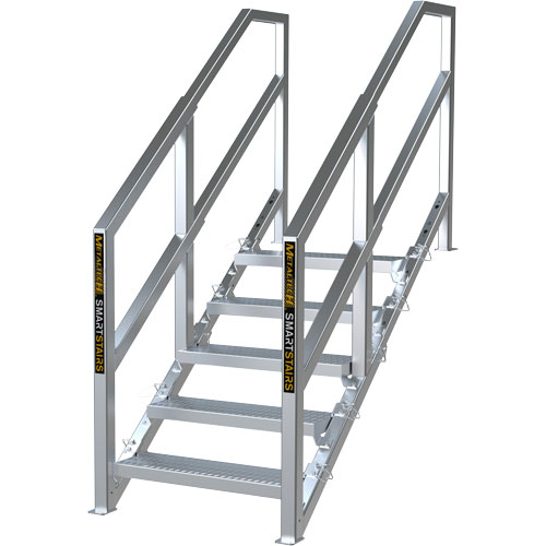 Escalier Smartstairs t&eacute;lescopique &agrave; 3-5 marches en aluminium Nia-Chem Ltd.