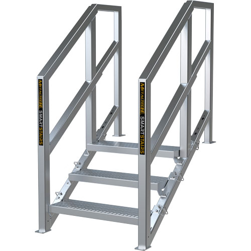 Escalier Smartstairs t&eacute;lescopique &agrave; 3-5 marches en aluminium Nia-Chem Ltd.