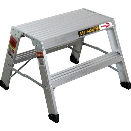 Portable Work-Stand Saw Horse, Aluminum Frame, 12-1/4" D x 24" H Nia-Chem Ltd.