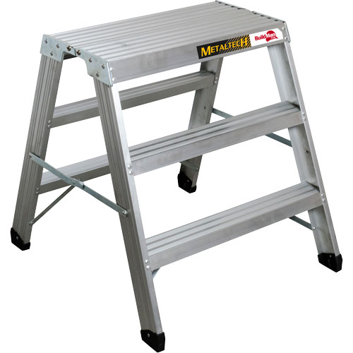 Poste de travail chevalet de sciage portatif, Cadre Aluminium, 12-1/4" p x 36" h Nia-Chem Ltd.