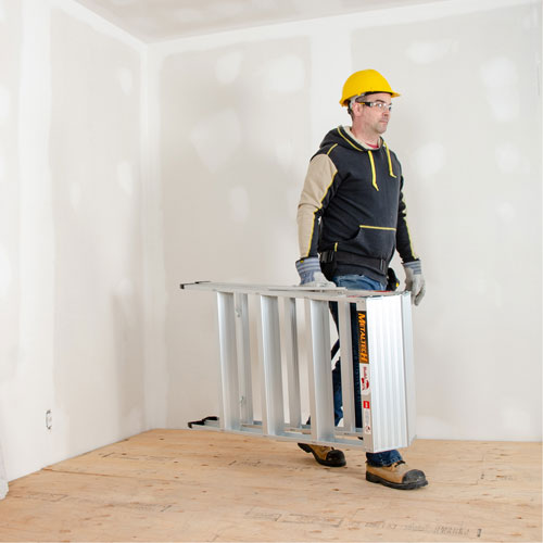 Portable Work-Stand Saw Horse, Aluminum Frame, 12-1/4" D x 48" H Nia-Chem Ltd.