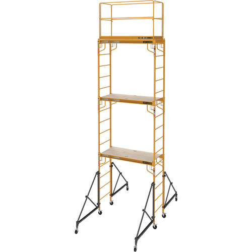 Complete 18' Drywall  Baker Scaffold Tower Set, 122" D x 236" H Nia-Chem Ltd.