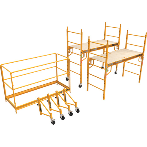 Trousse compl&egrave;te de tour d'&eacute;chafaudage pour cloison s&egrave;che de 12', 58-1/2" p x 183" h Nia-Chem Ltd.