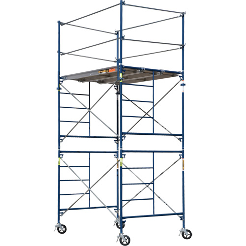 Complete Scaffold Tower with Casters, 69-1/2" D x 178" H Nia-Chem Ltd.