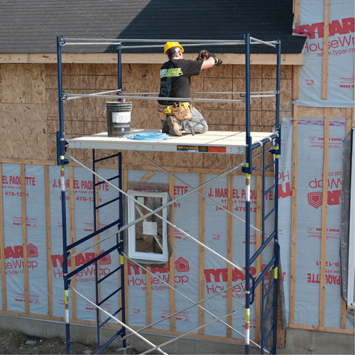 Complete Scaffold Tower with Casters, 66-2/10" D x 177-1/2" H Nia-Chem Ltd.